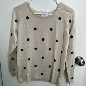 Absolutely Creative Worldwide Polka Dot Sweater